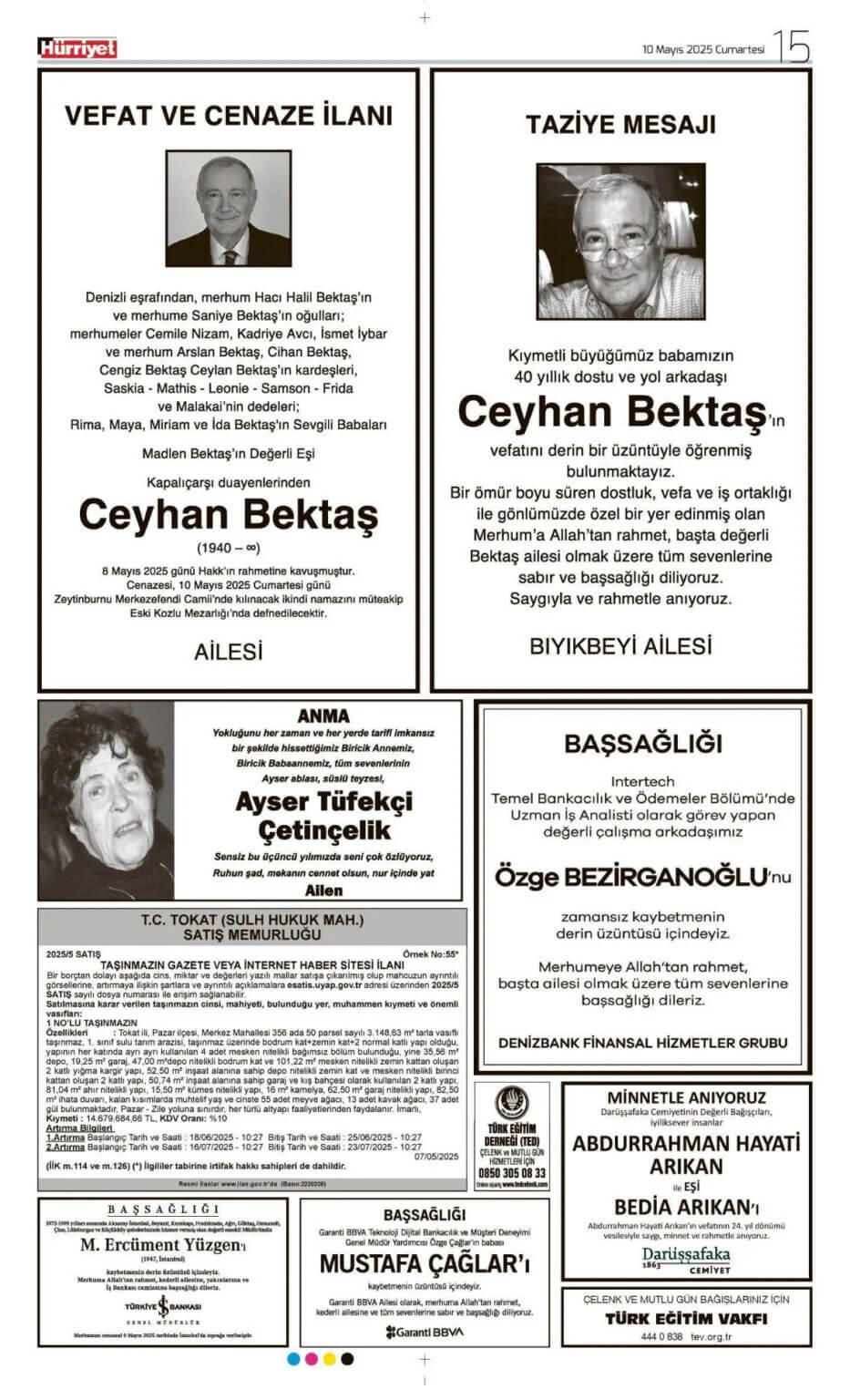 10 Mayıs İlanları