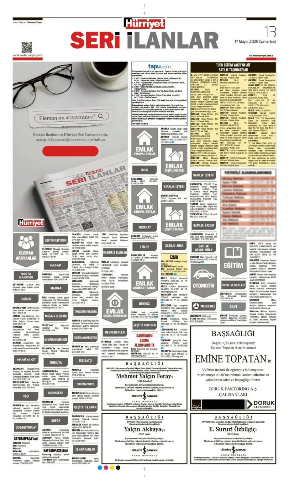 17 Mayıs İlanları