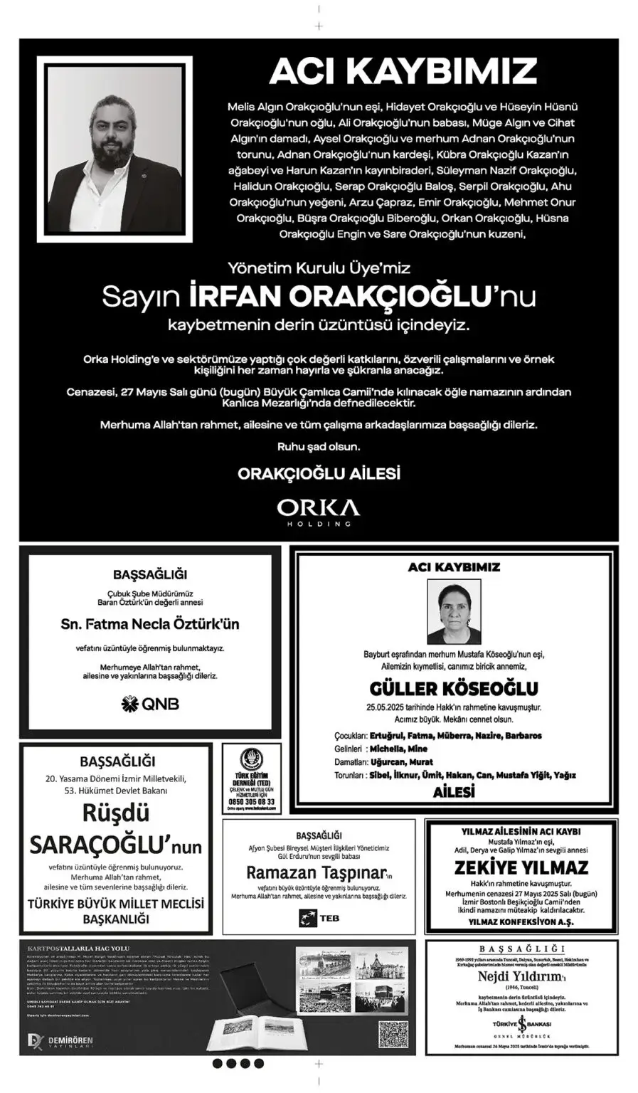 27 Mayıs İlanları