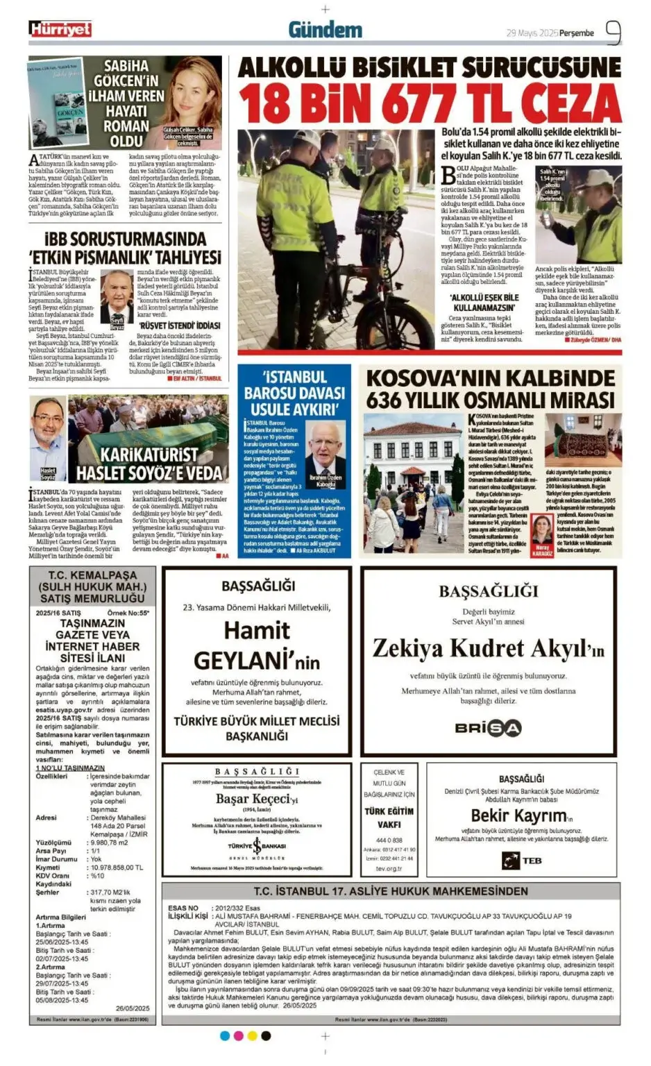 29 Mayıs İlanları
