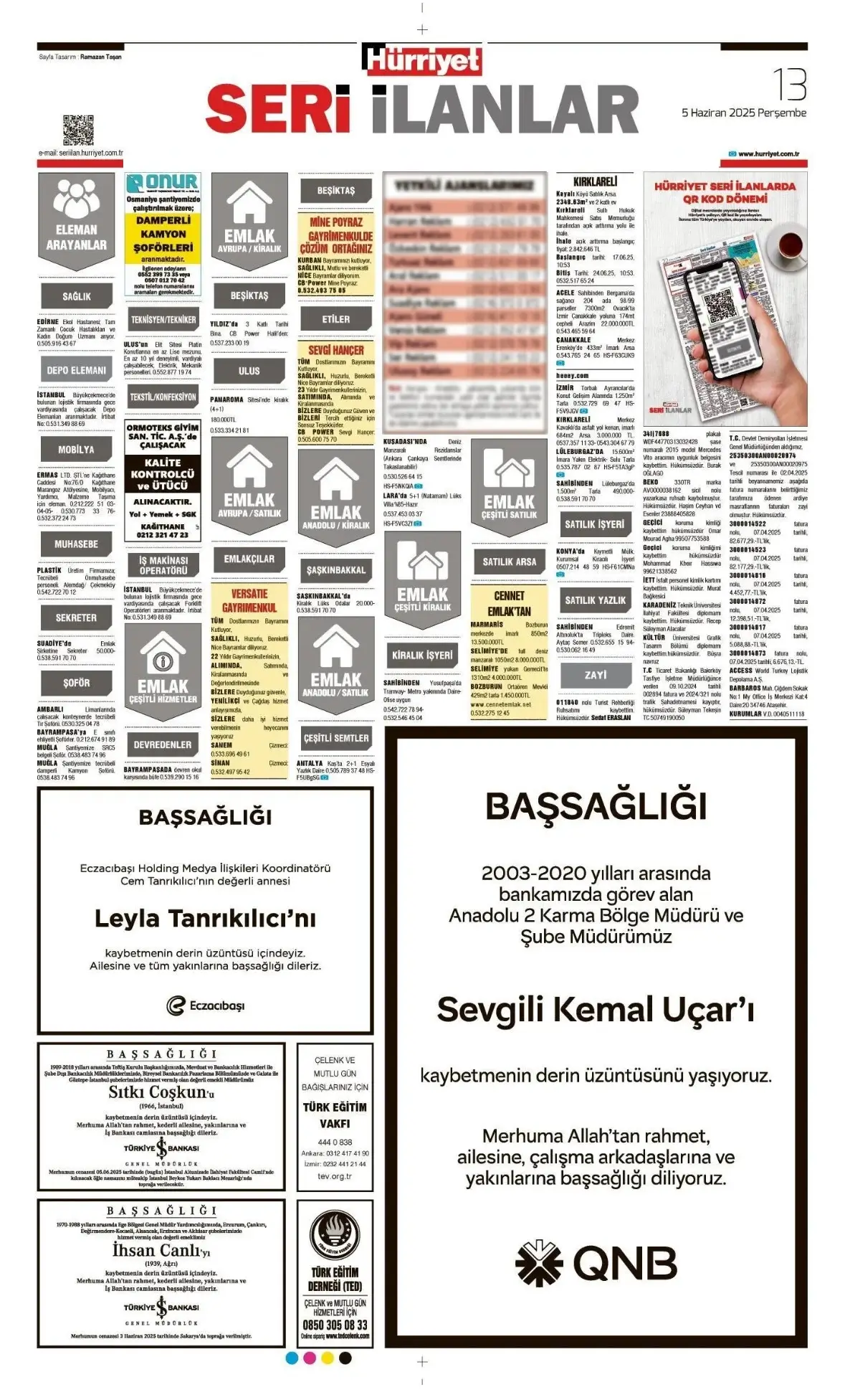 5 Haziran İlanları