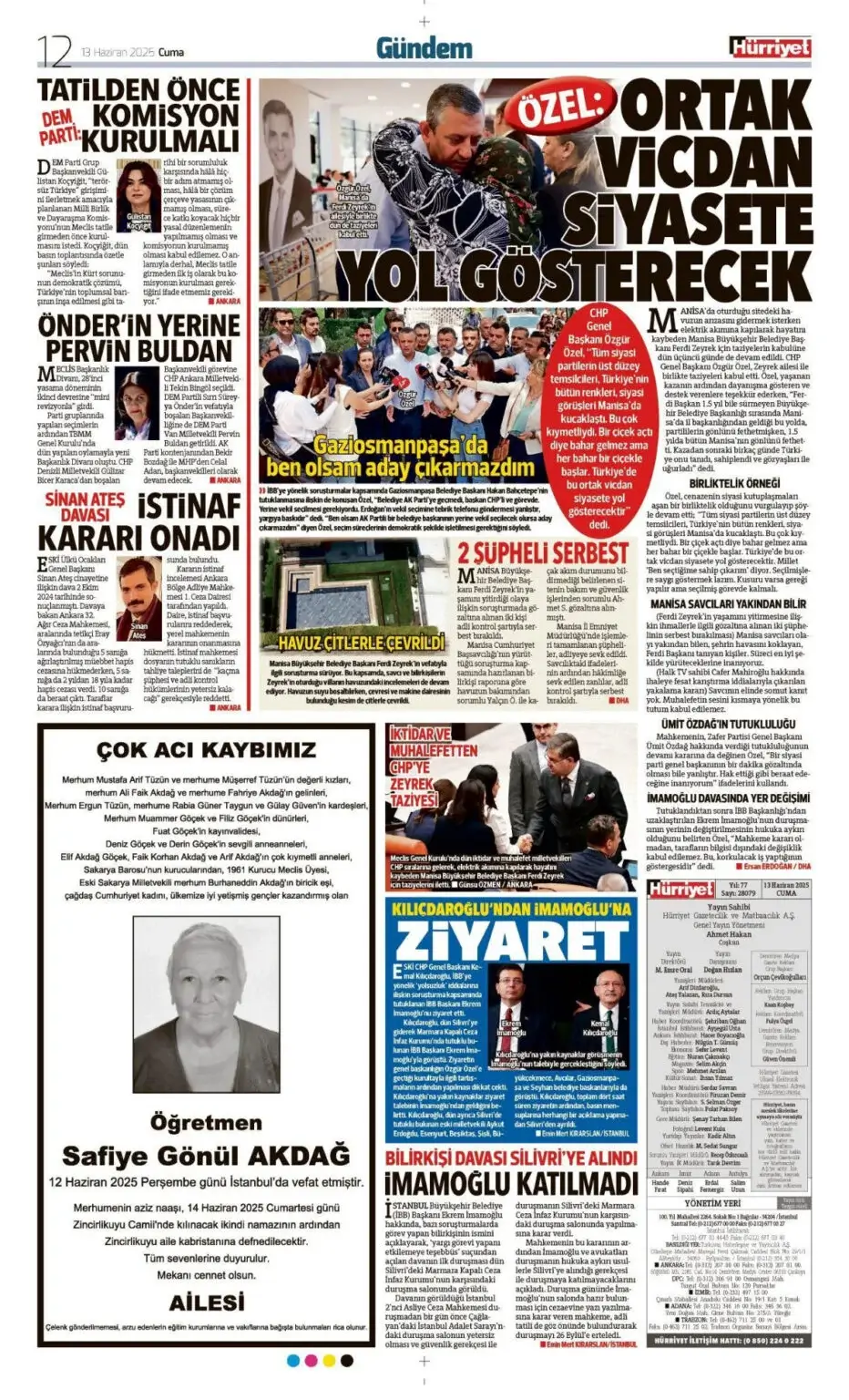 13 haziran ilanları