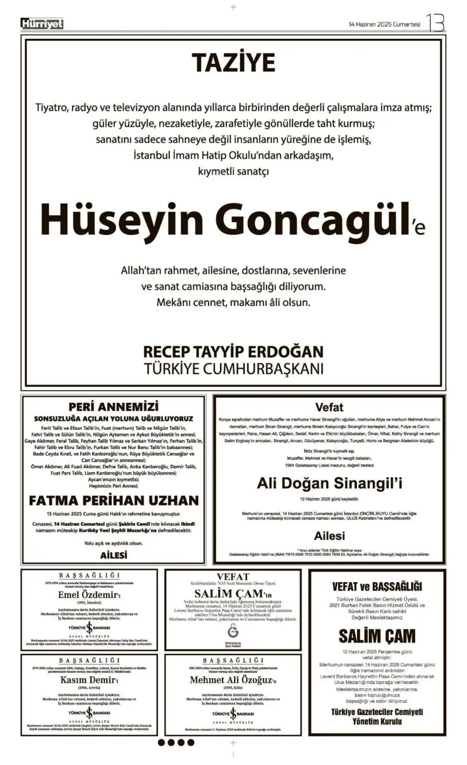 14 haziran ilanları
