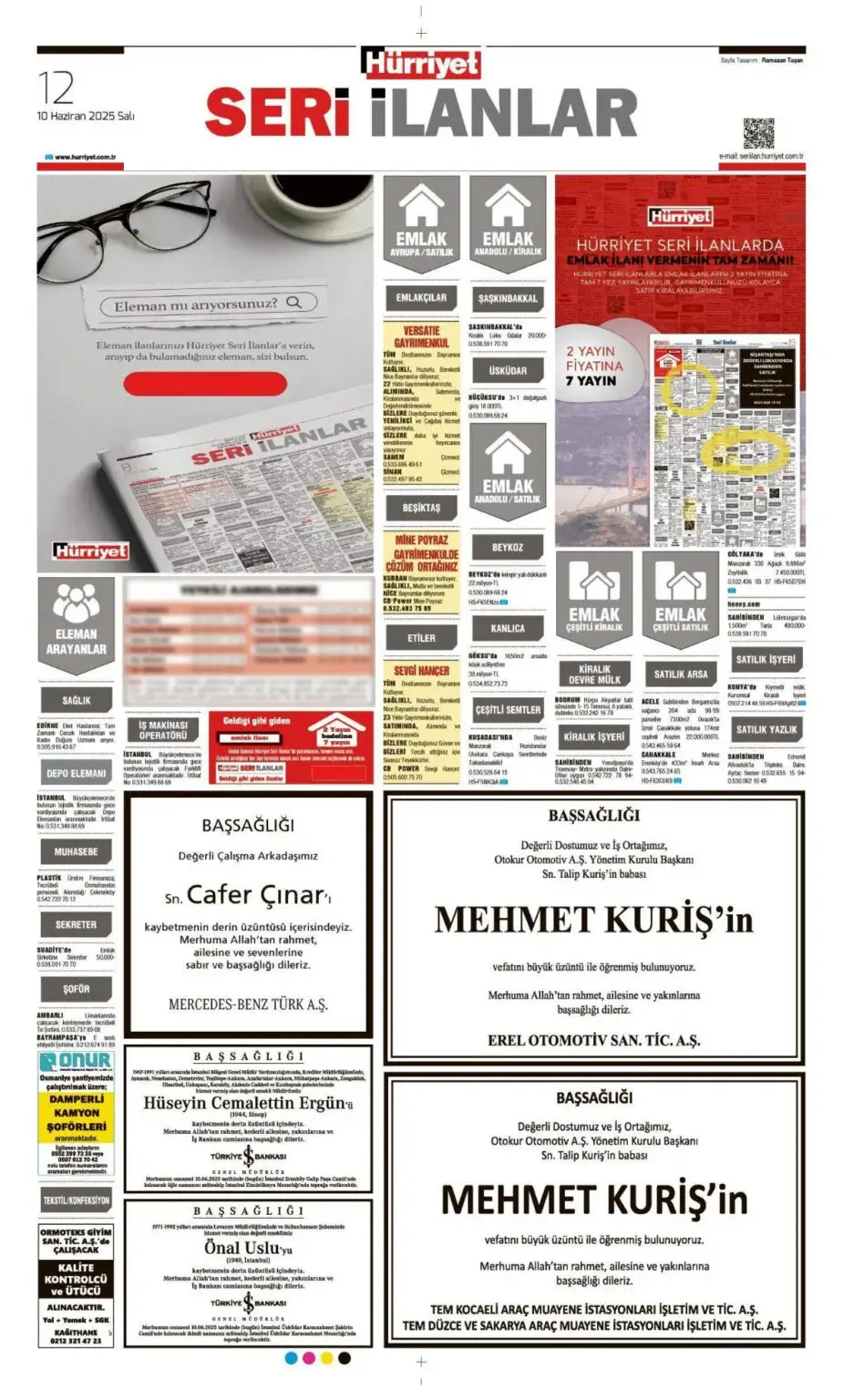 10 Haziran İlanları 2