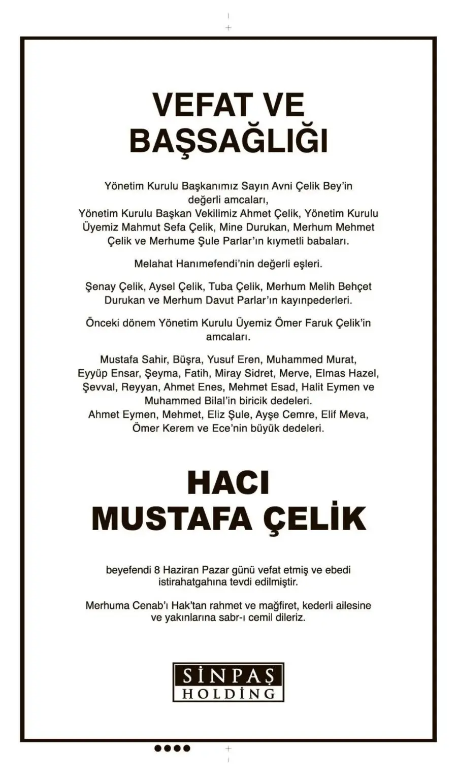 10 Haziran İlanları