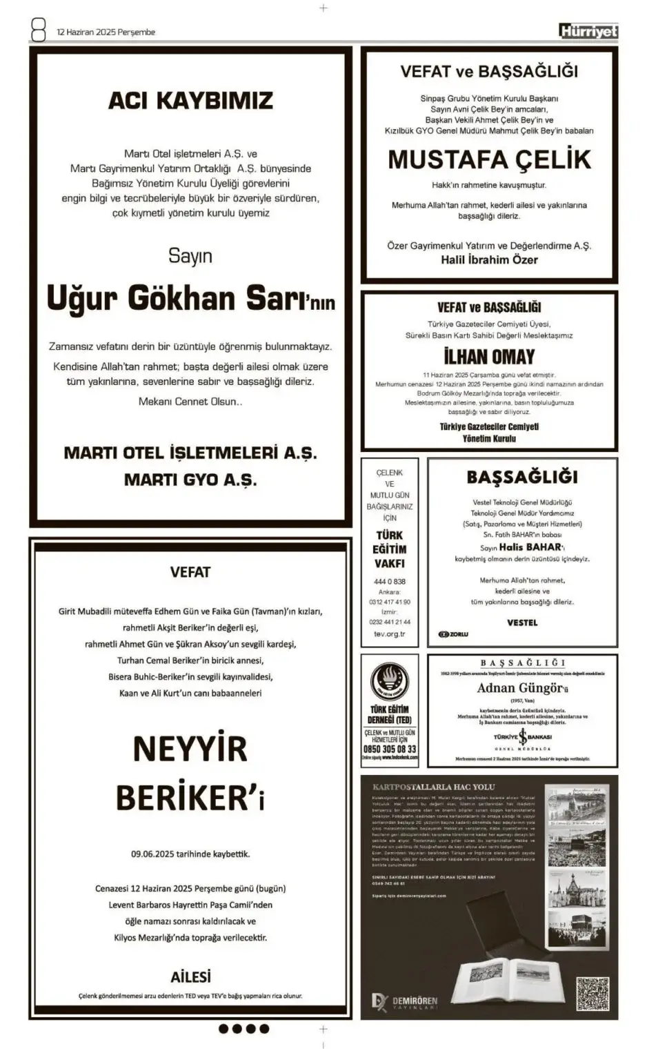 12 haziran ilanları