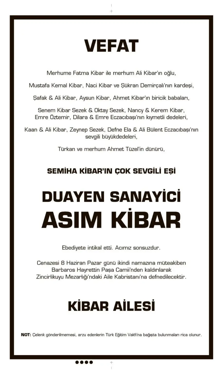 8 Haziran İlanları