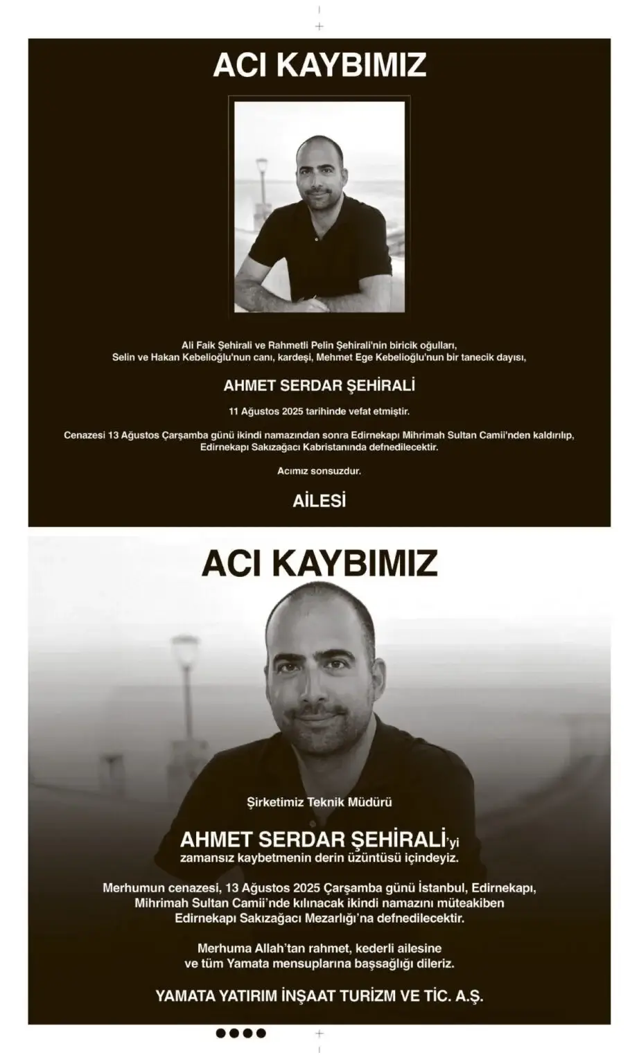 13 Ağustos İlanları 2
