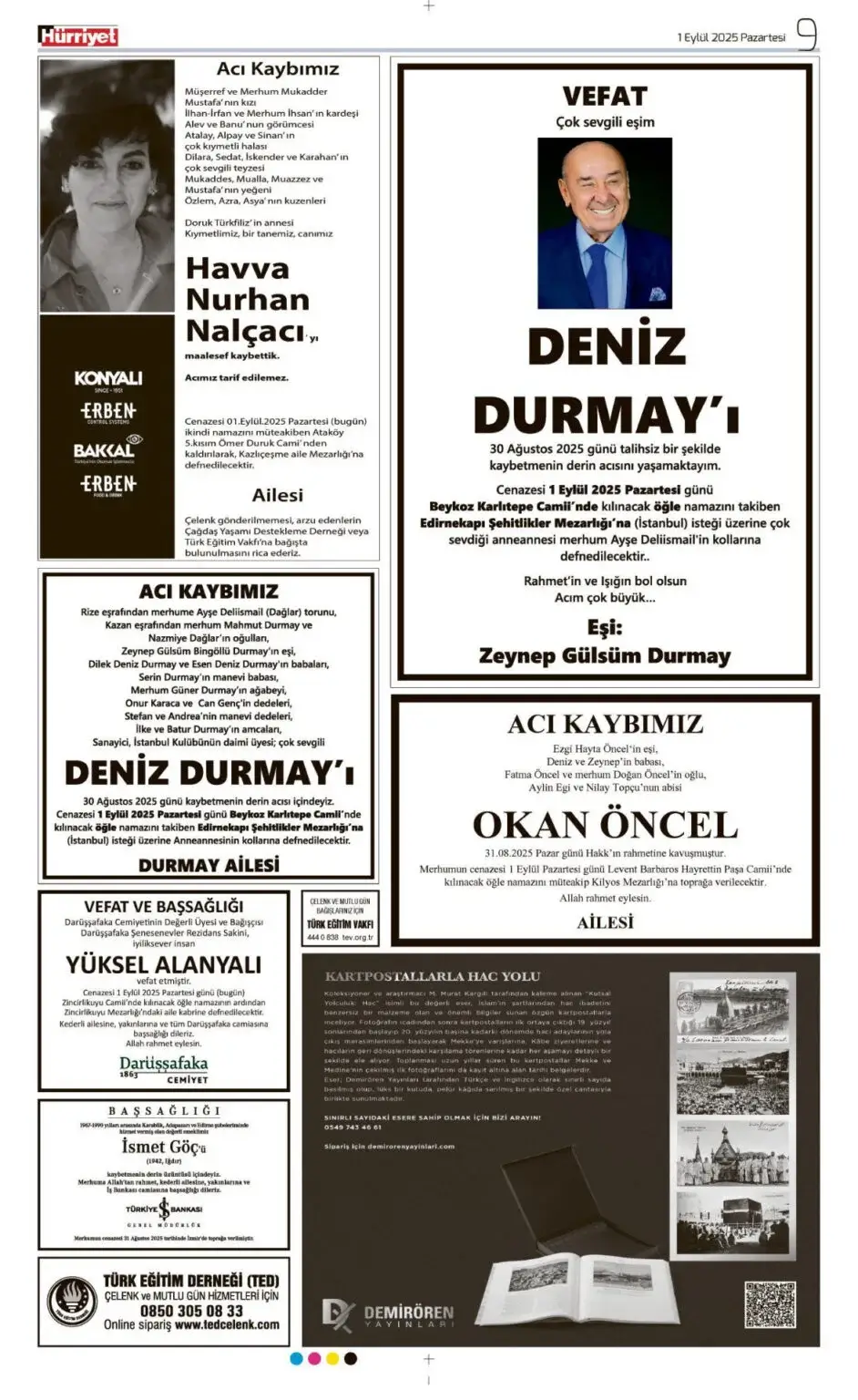 1 Eylül İlanları