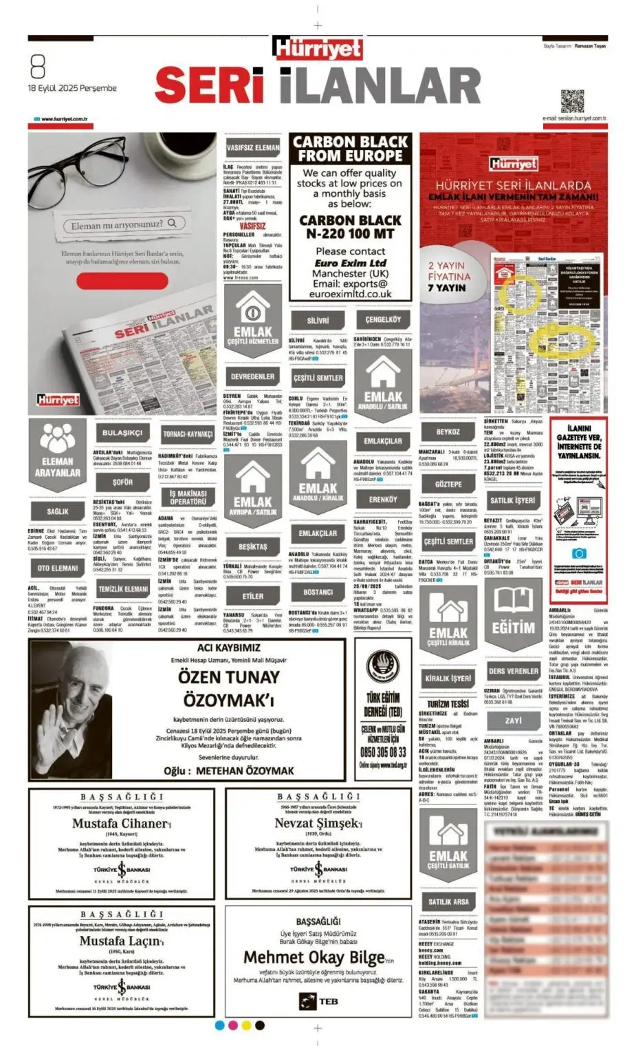 18 Eylül 2025