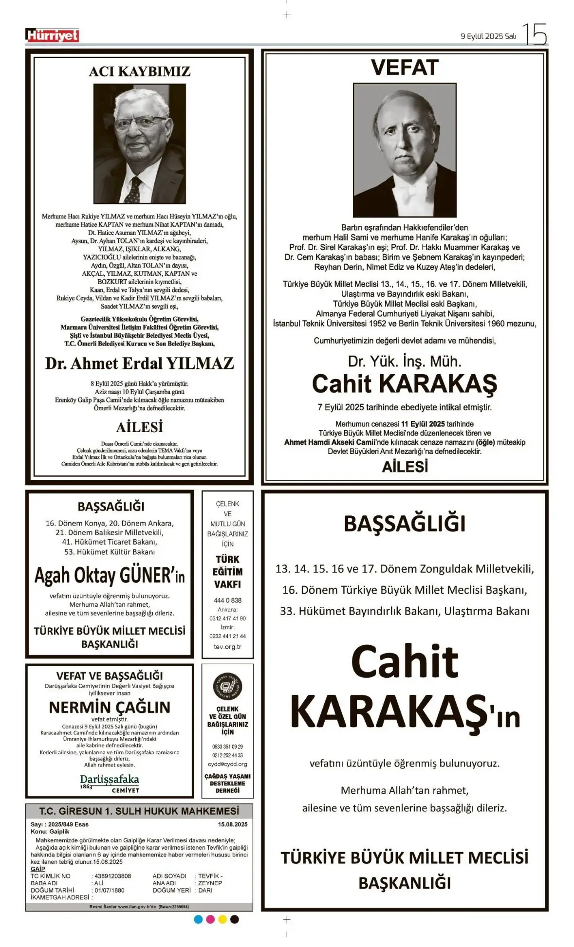 9 Eylül İlanları 3