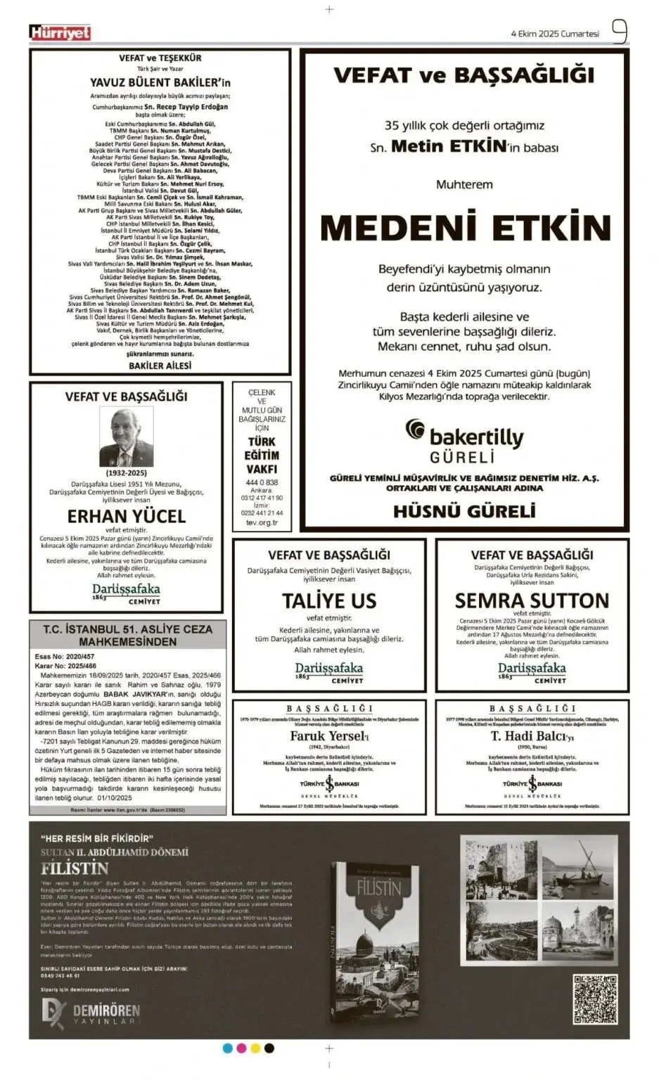 4 Ekim İlanları
