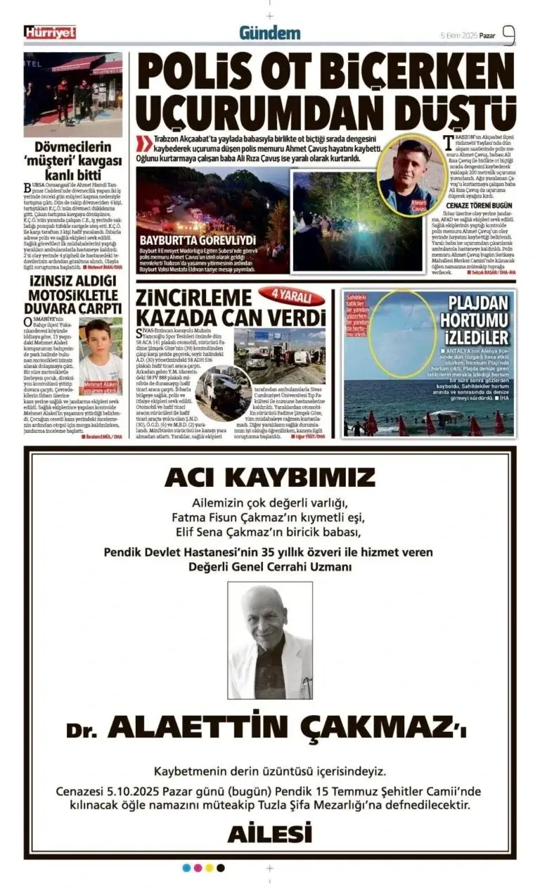 5 Ekim İlanları