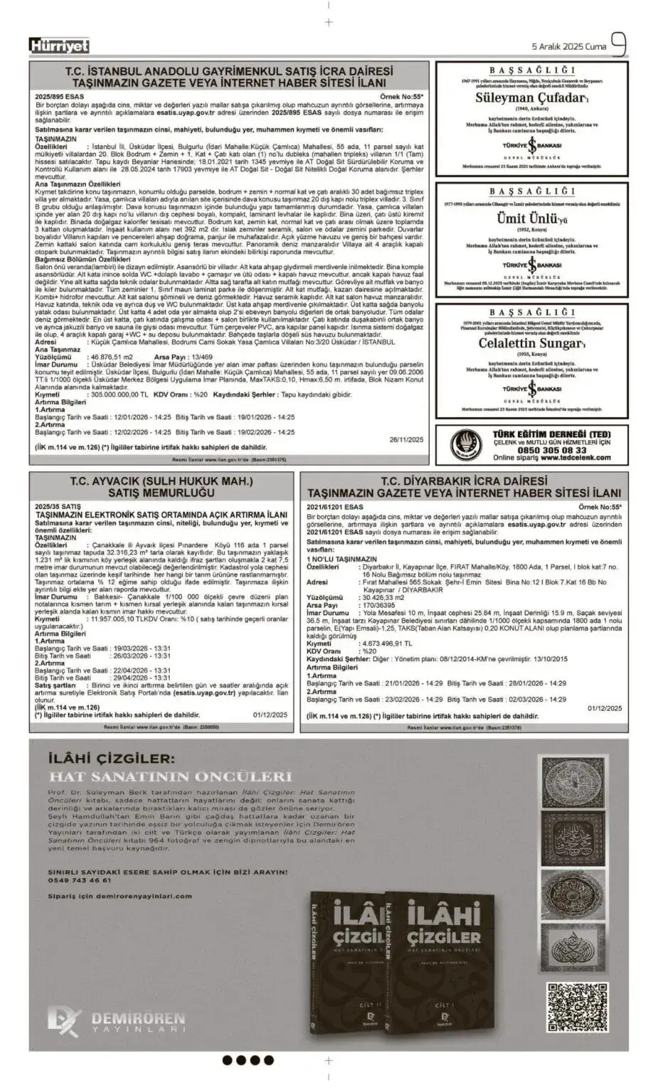 Hürriyet 5 Aralık 2025