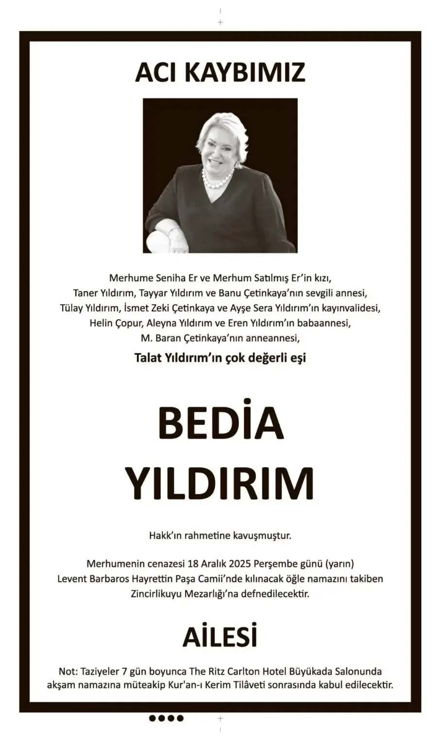 Hürriyet 17 Aralık İlanları