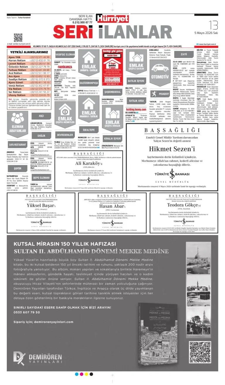 Hürriyet 5 Mayıs 2026