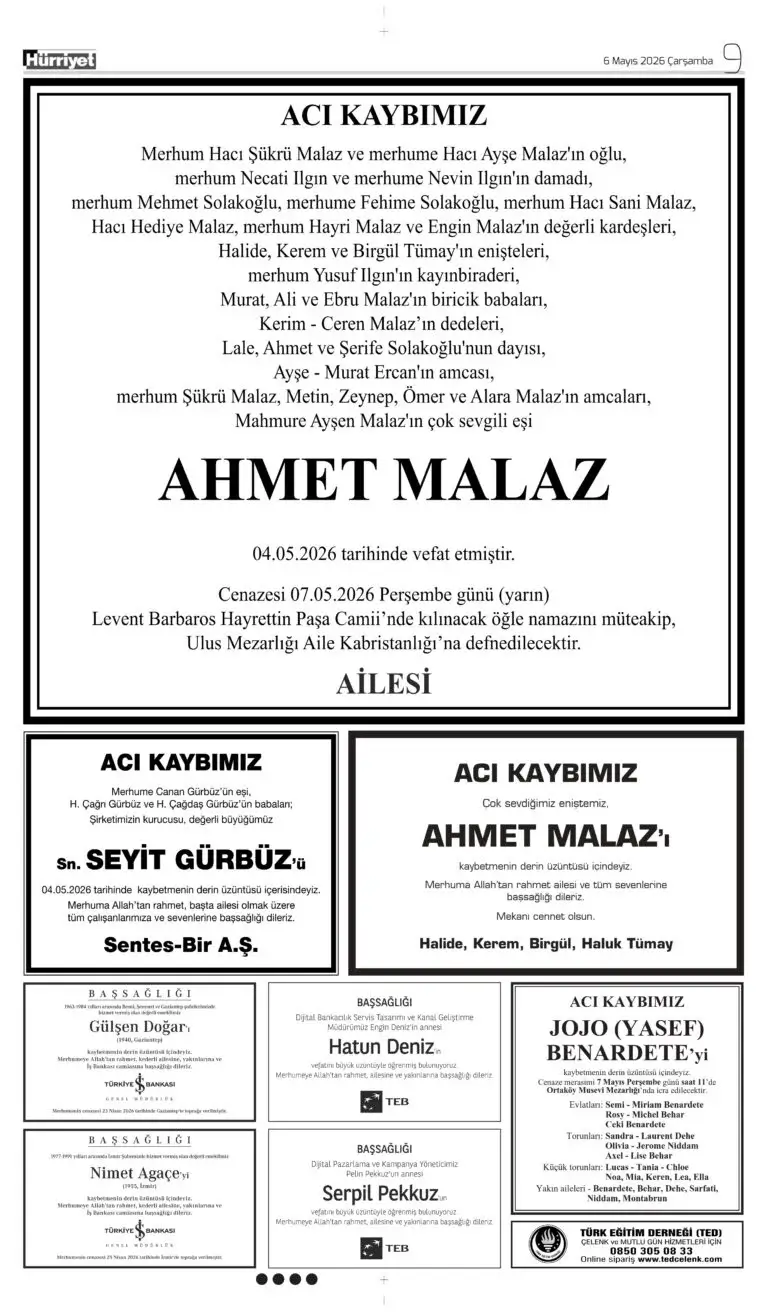 Hürriyet 6 Mayıs 2026